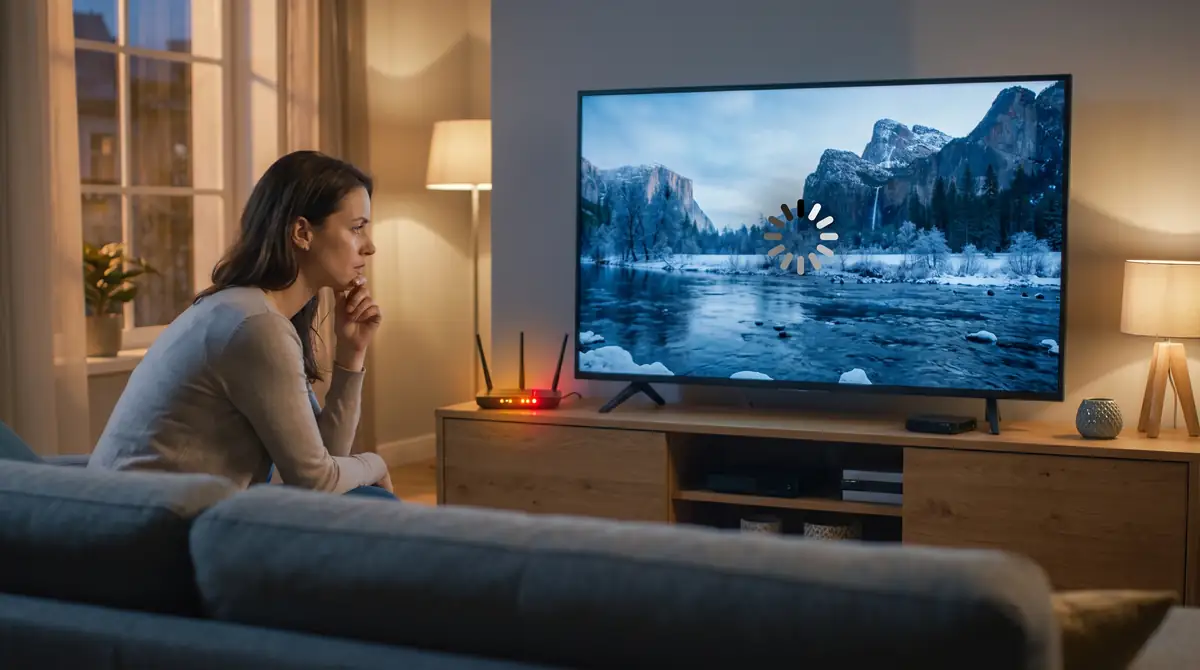 Écran de chargement bloqué quand l'IPTV ne fonctionne plus sur la TV