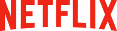 Netflix logo, disponible avec l'abonnement Smart IPTV