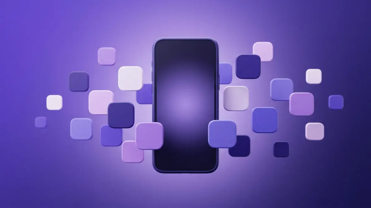 Smartphone entouré d'icônes d'applications pour choisir la meilleure application IPTV